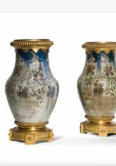 Auguste Delaherche, Pair of baluster vase