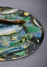 Galerie Origines - Arles - Alfred Renoleau - Céramique émaillée polychrome à décor aquatique