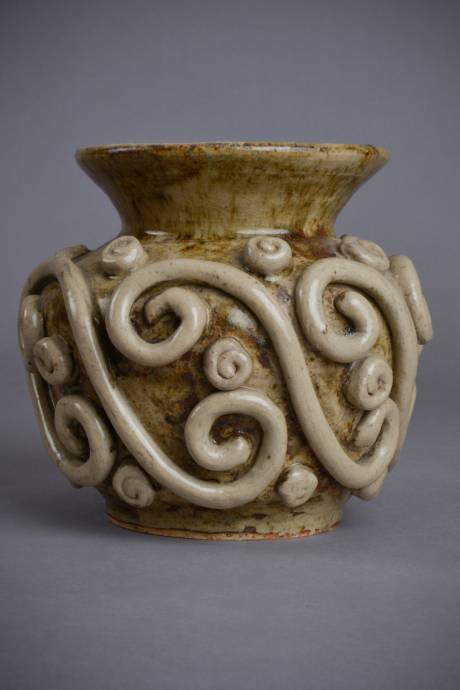 ANDRE ROZAY, Tracery ball vase