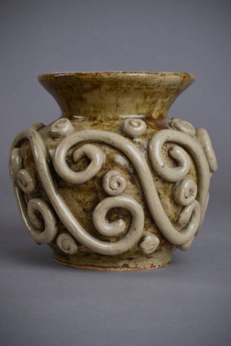 André Rozay, vase boule à entrelacs