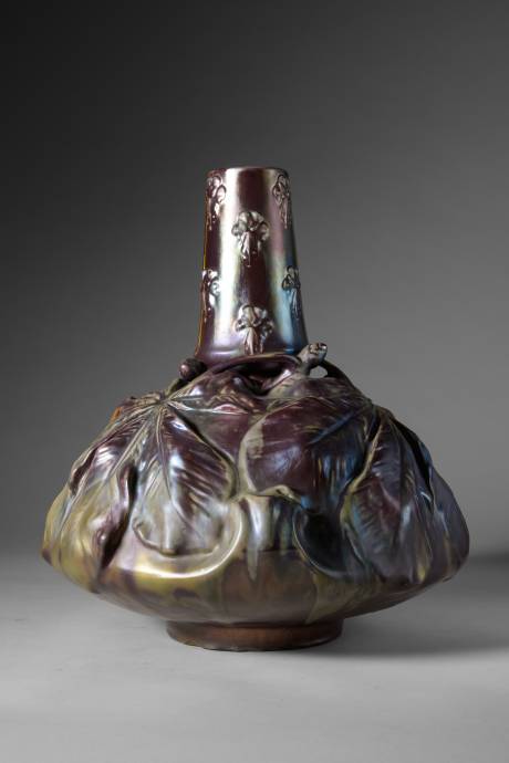 Ernest Bussière, vase marronnier