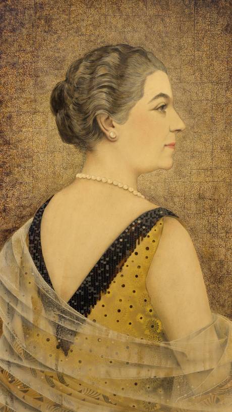 Jean Dunand, portrait de Mme Henry Dutey.