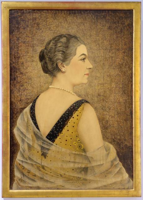 JEAN DUNAND, PORTRAIT OF MRS HENRY DUTEY