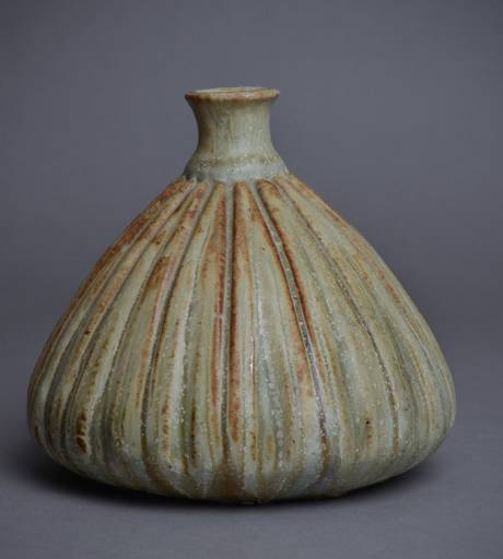 Galerie Origines - Arles - Alexandre Bigot - Coloquinte in striated ceramic