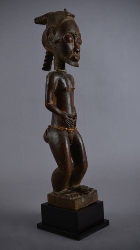 Galerie Origines - Arles - Statue Baoulé - Statuette masculine de Côte d’Ivoire 